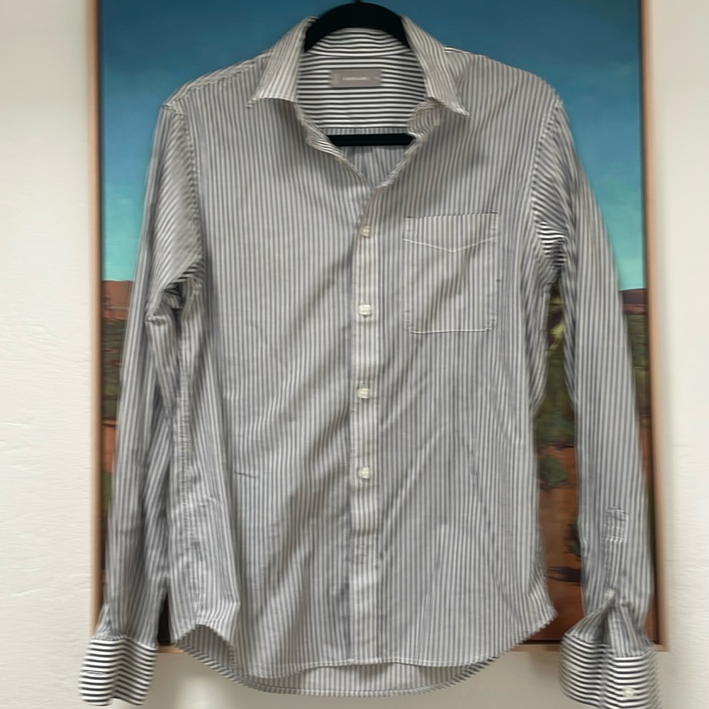 Everlane striped button down